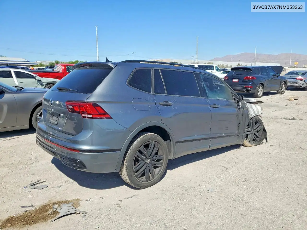 2022 VOLKSWAGEN TIGUAN VIN 3VVCB7AX7NM053263 — фото 3