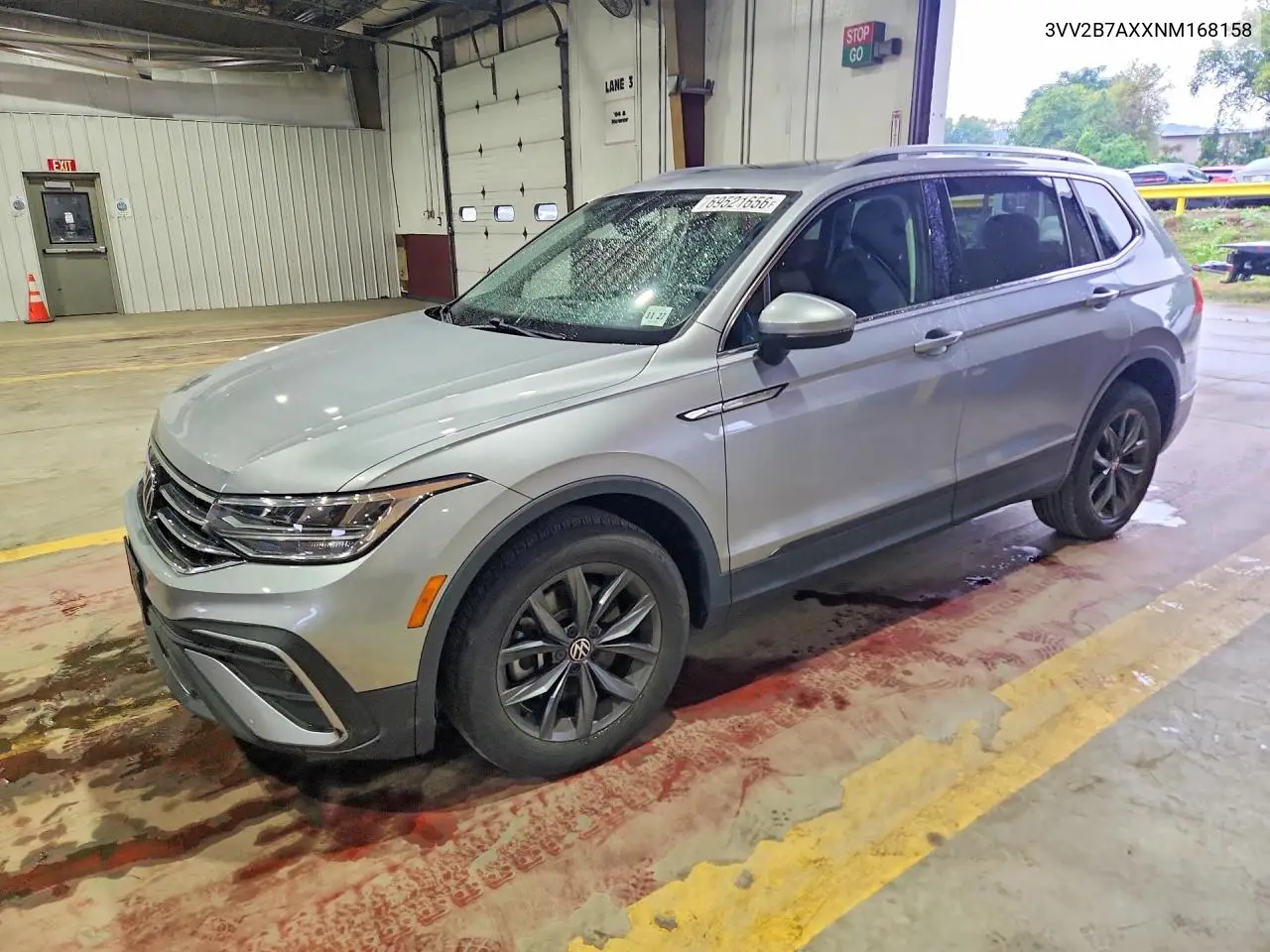 VOLKSWAGEN TIGUAN 2022, VIN 3VV2B7AXXNM168158