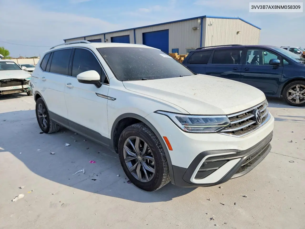2022 VOLKSWAGEN TIGUAN VIN 3VV3B7AX8NM058309 — фото 4