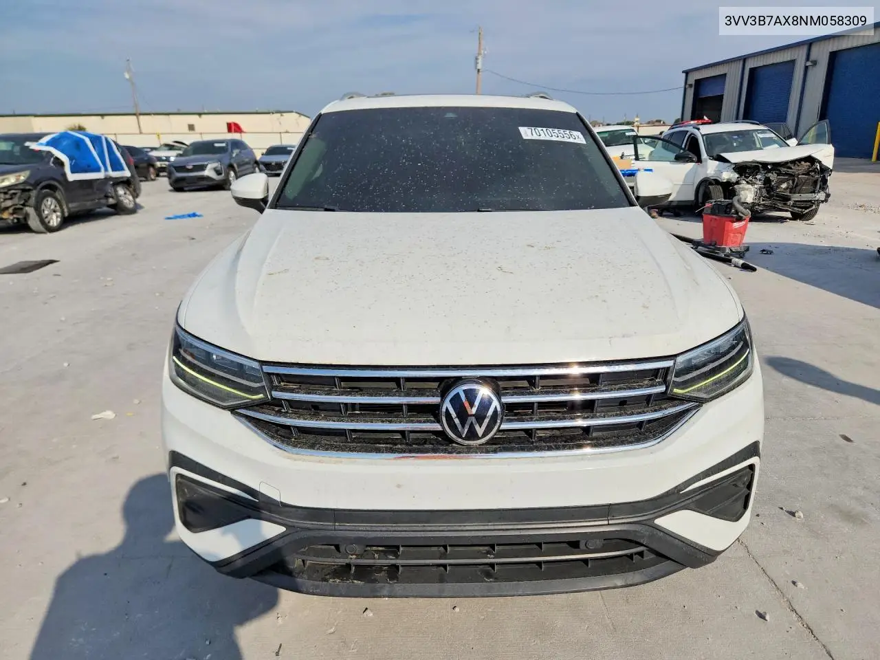 2022 VOLKSWAGEN TIGUAN VIN 3VV3B7AX8NM058309 — фото 5