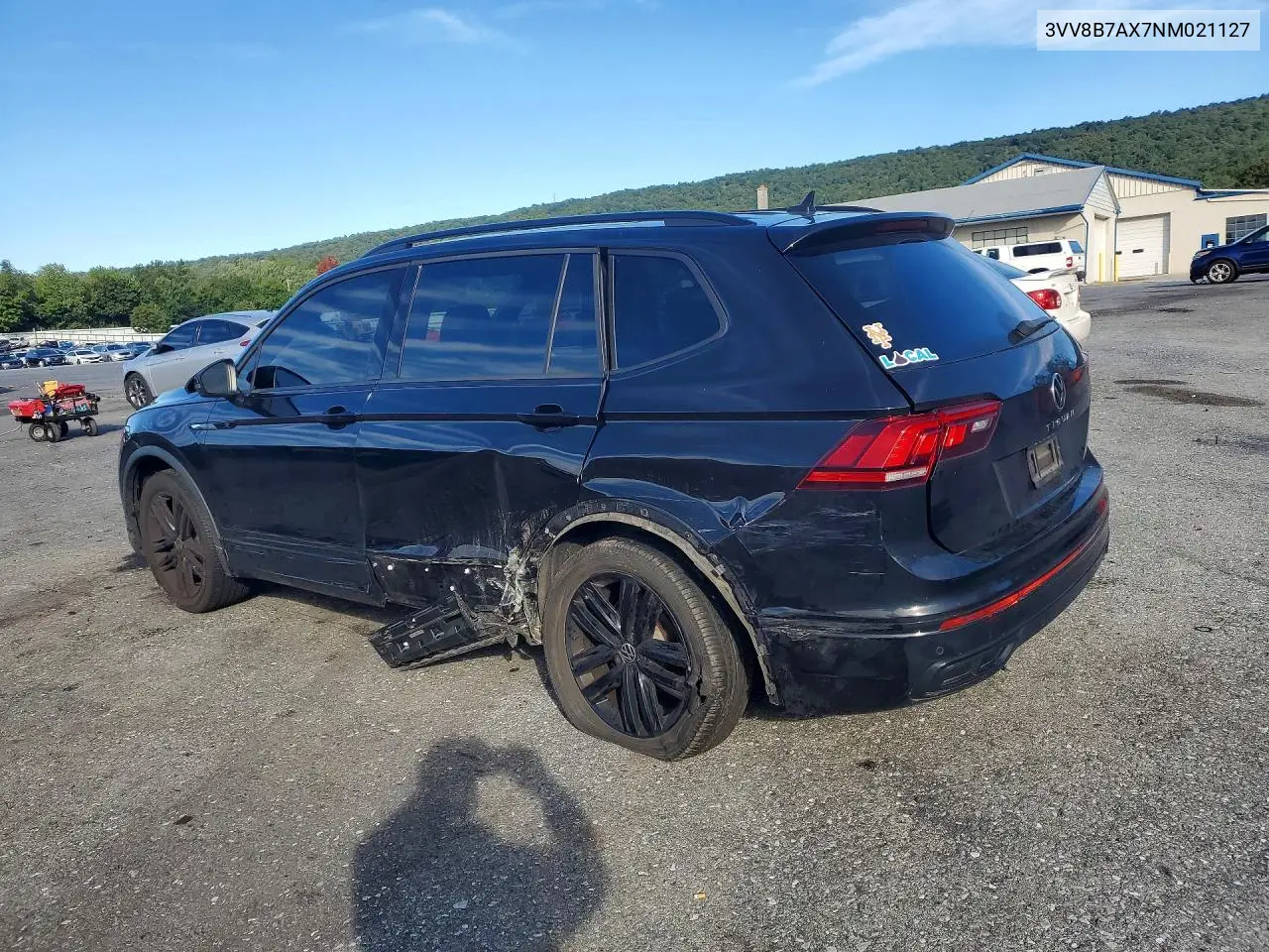 2022 VOLKSWAGEN TIGUAN VIN 3VV8B7AX7NM021127 — фото 2