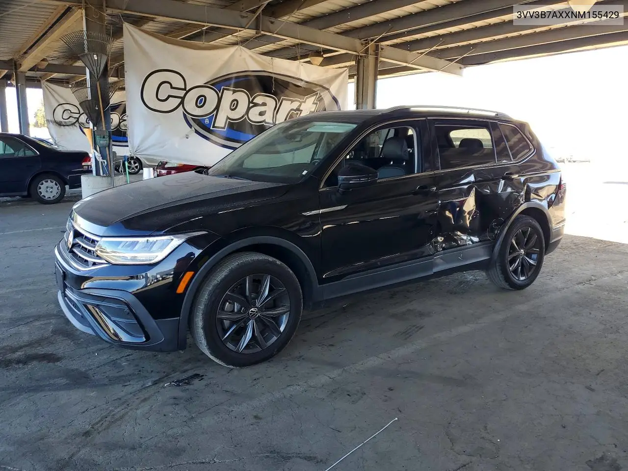 VOLKSWAGEN TIGUAN 2022, VIN 3VV3B7AXXNM155429