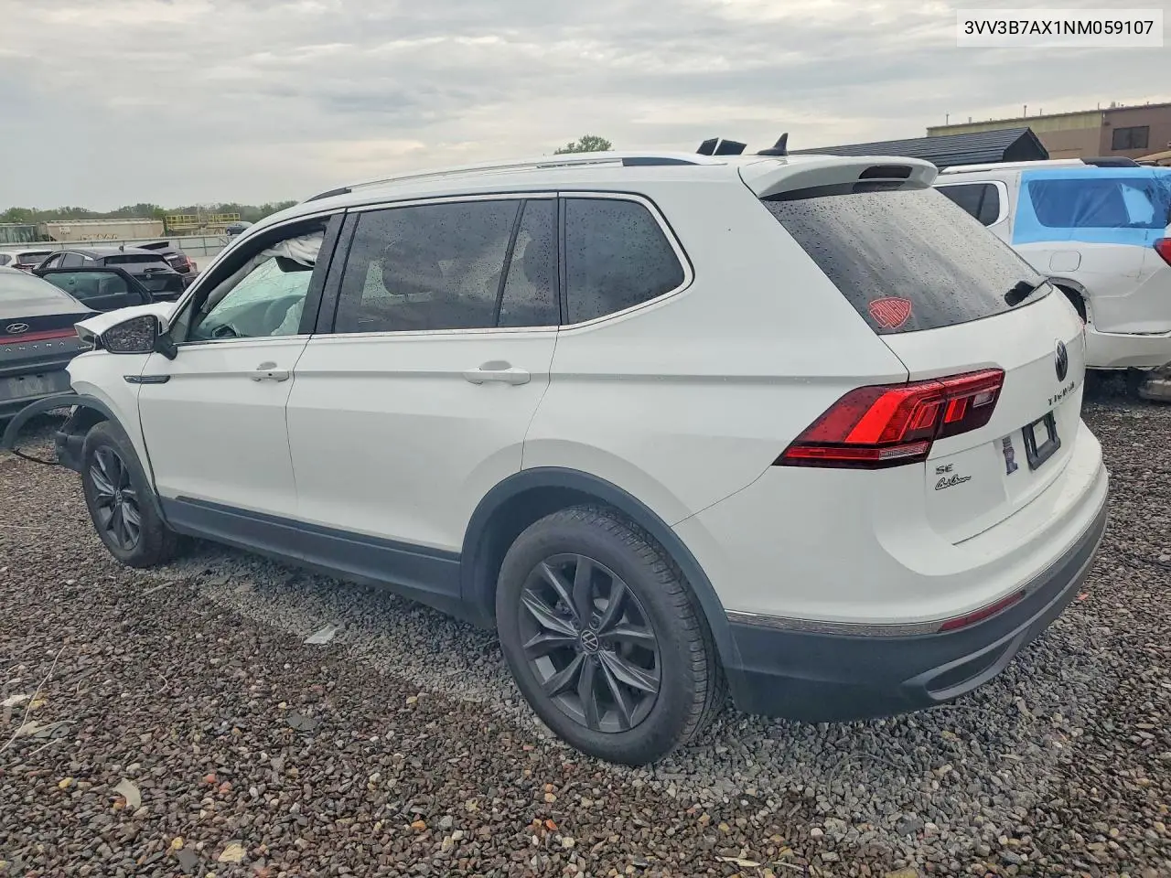 2022 VOLKSWAGEN TIGUAN VIN 3VV3B7AX1NM059107 — фото 2