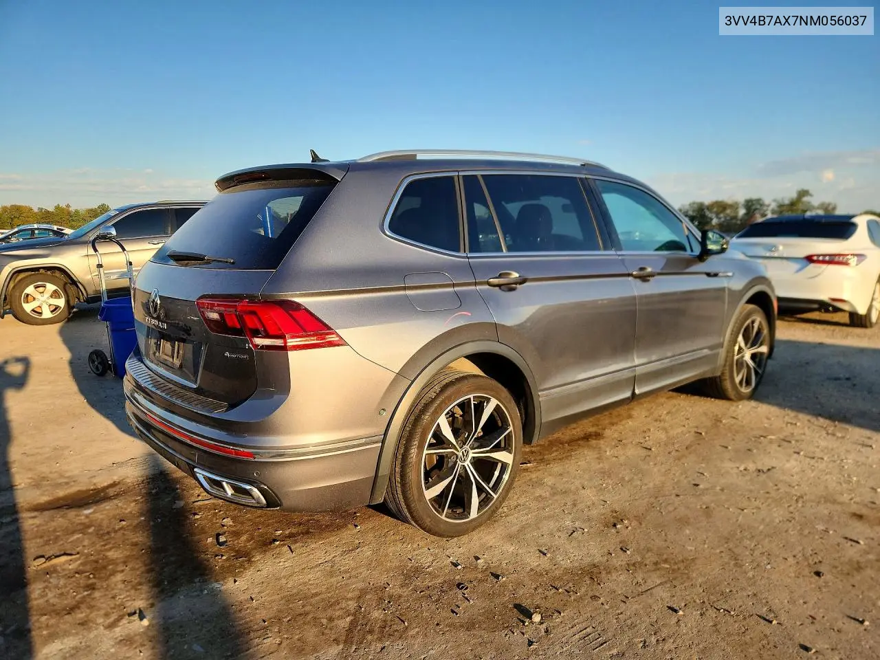 2022 VOLKSWAGEN TIGUAN VIN 3VV4B7AX7NM056037 — фото 3