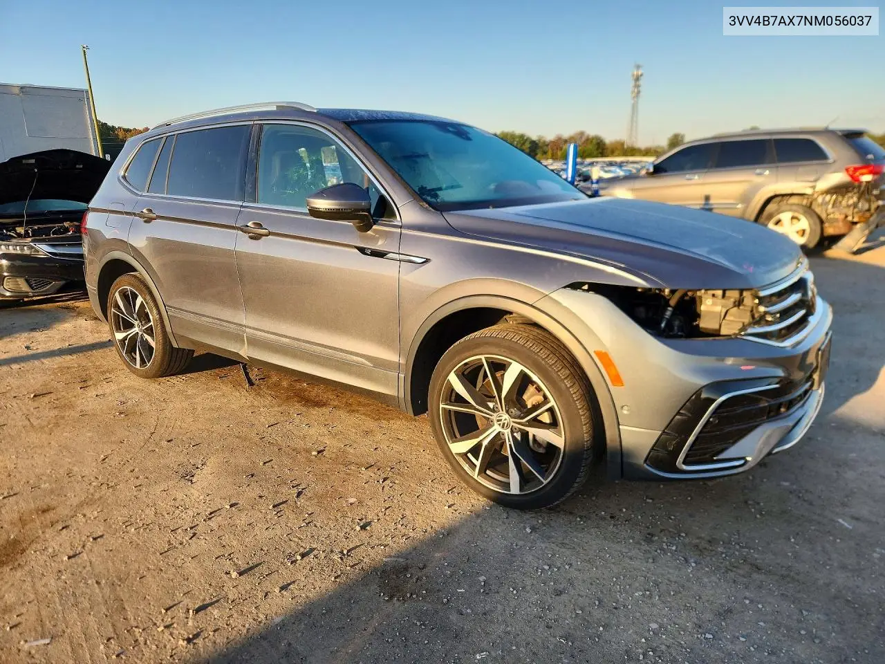 2022 VOLKSWAGEN TIGUAN VIN 3VV4B7AX7NM056037 — фото 4