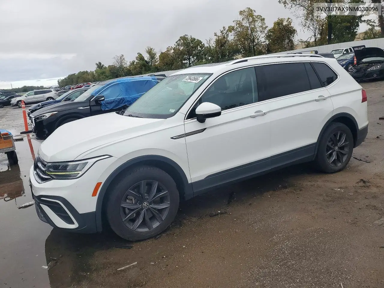 VOLKSWAGEN TIGUAN 2022, VIN 3VV3B7AX9NM030096