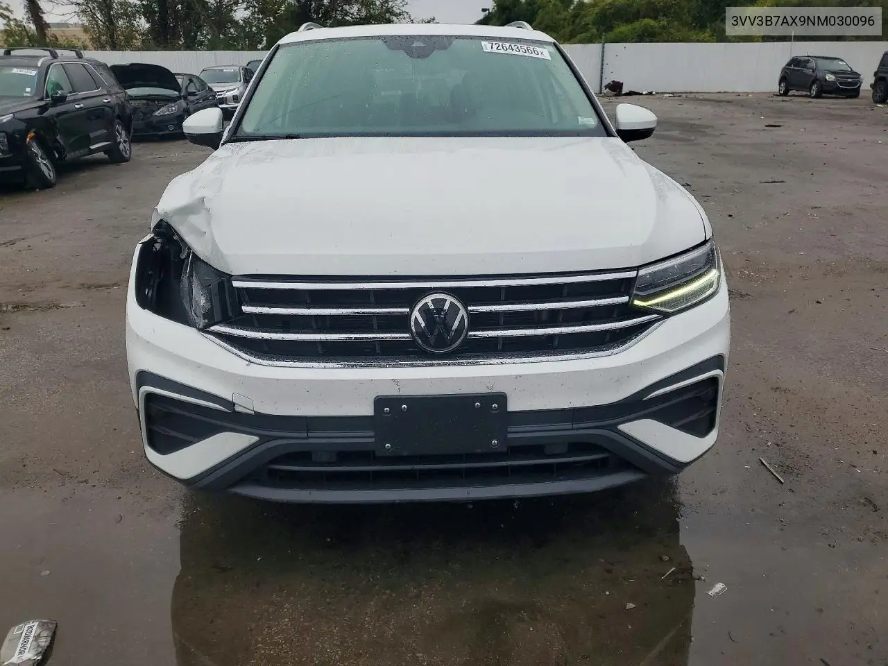 2022 VOLKSWAGEN TIGUAN VIN 3VV3B7AX9NM030096 — фото 5