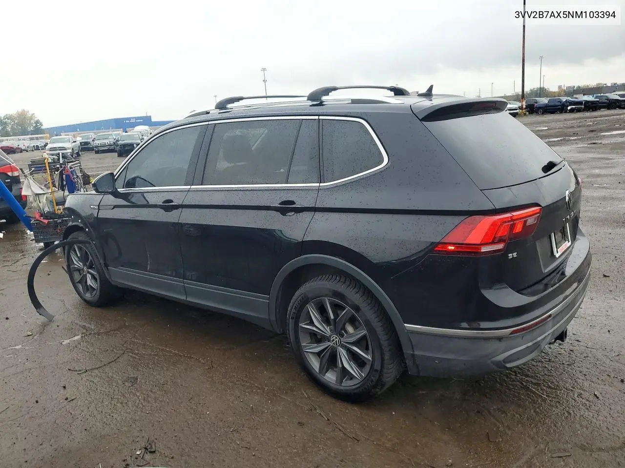 2022 VOLKSWAGEN TIGUAN VIN 3VV2B7AX5NM103394 — фото 2