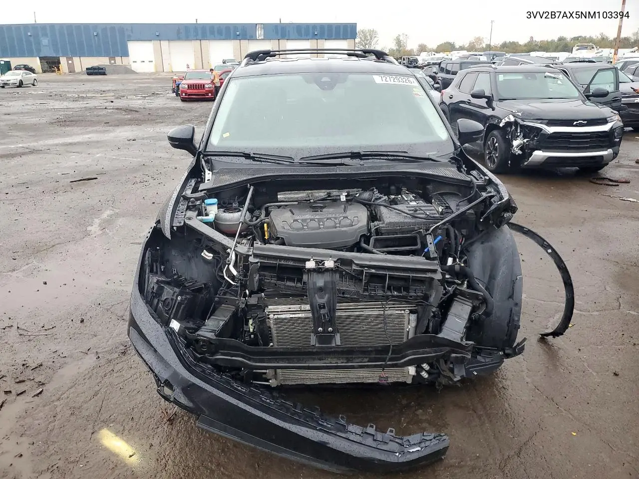 2022 VOLKSWAGEN TIGUAN VIN 3VV2B7AX5NM103394 — фото 5