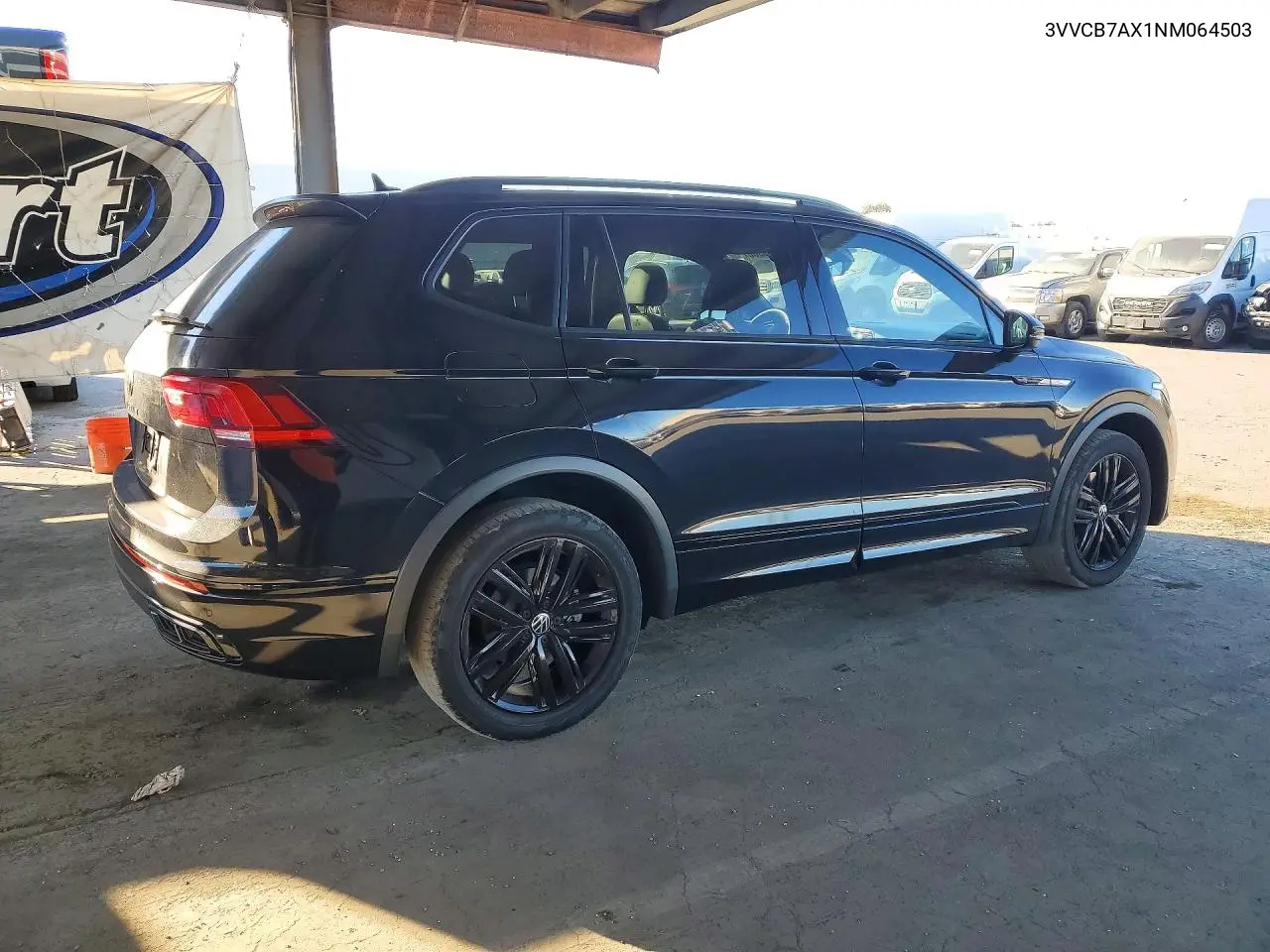 2022 VOLKSWAGEN TIGUAN VIN 3VVCB7AX1NM064503 — фото 3