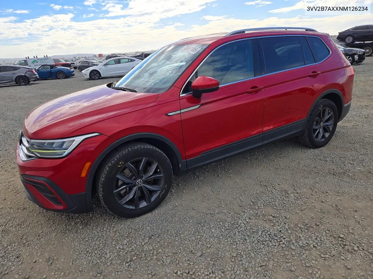 VOLKSWAGEN TIGUAN 2022, VIN 3VV2B7AXXNM126234