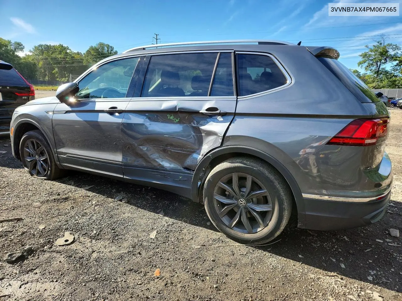 2023 VOLKSWAGEN TIGUAN VIN 3VVNB7AX4PM067665 — фото 2