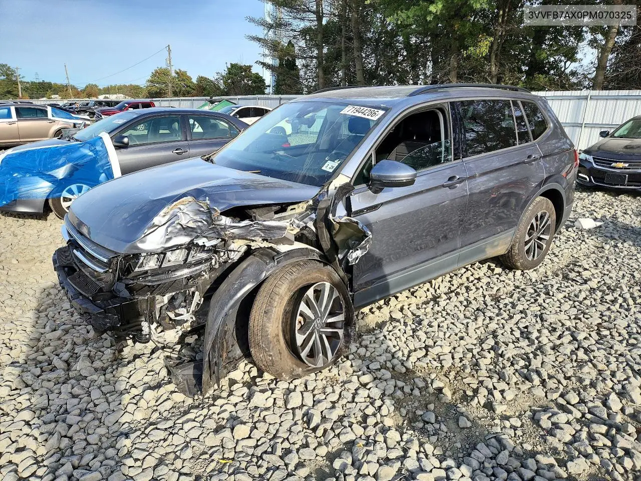 VOLKSWAGEN TIGUAN 2023, VIN 3VVFB7AX0PM070325