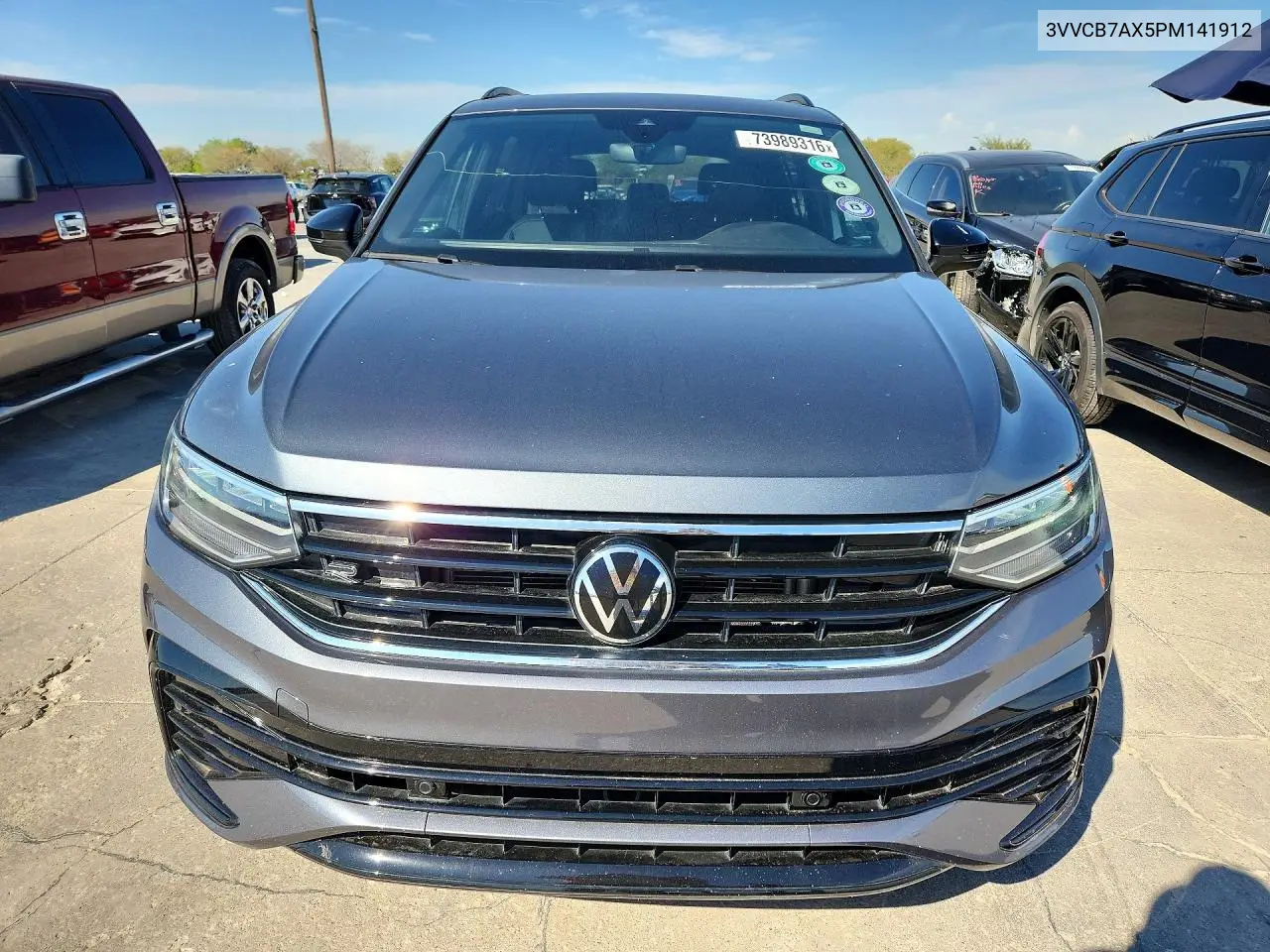 2023 VOLKSWAGEN TIGUAN VIN 3VVCB7AX5PM141912 — фото 5