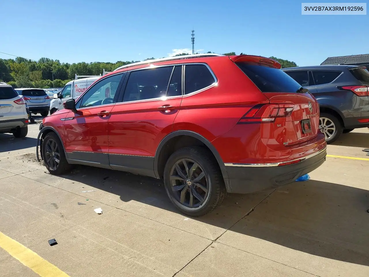 2024 VOLKSWAGEN TIGUAN VIN 3VV2B7AX3RM192596 — фото 2