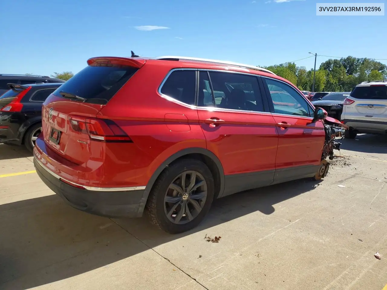 2024 VOLKSWAGEN TIGUAN VIN 3VV2B7AX3RM192596 — фото 3