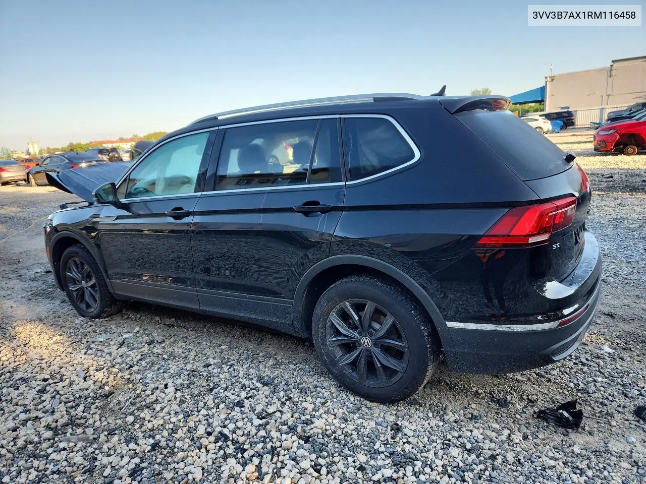 2024 VOLKSWAGEN TIGUAN VIN 3VV3B7AX1RM116458 — фото 2