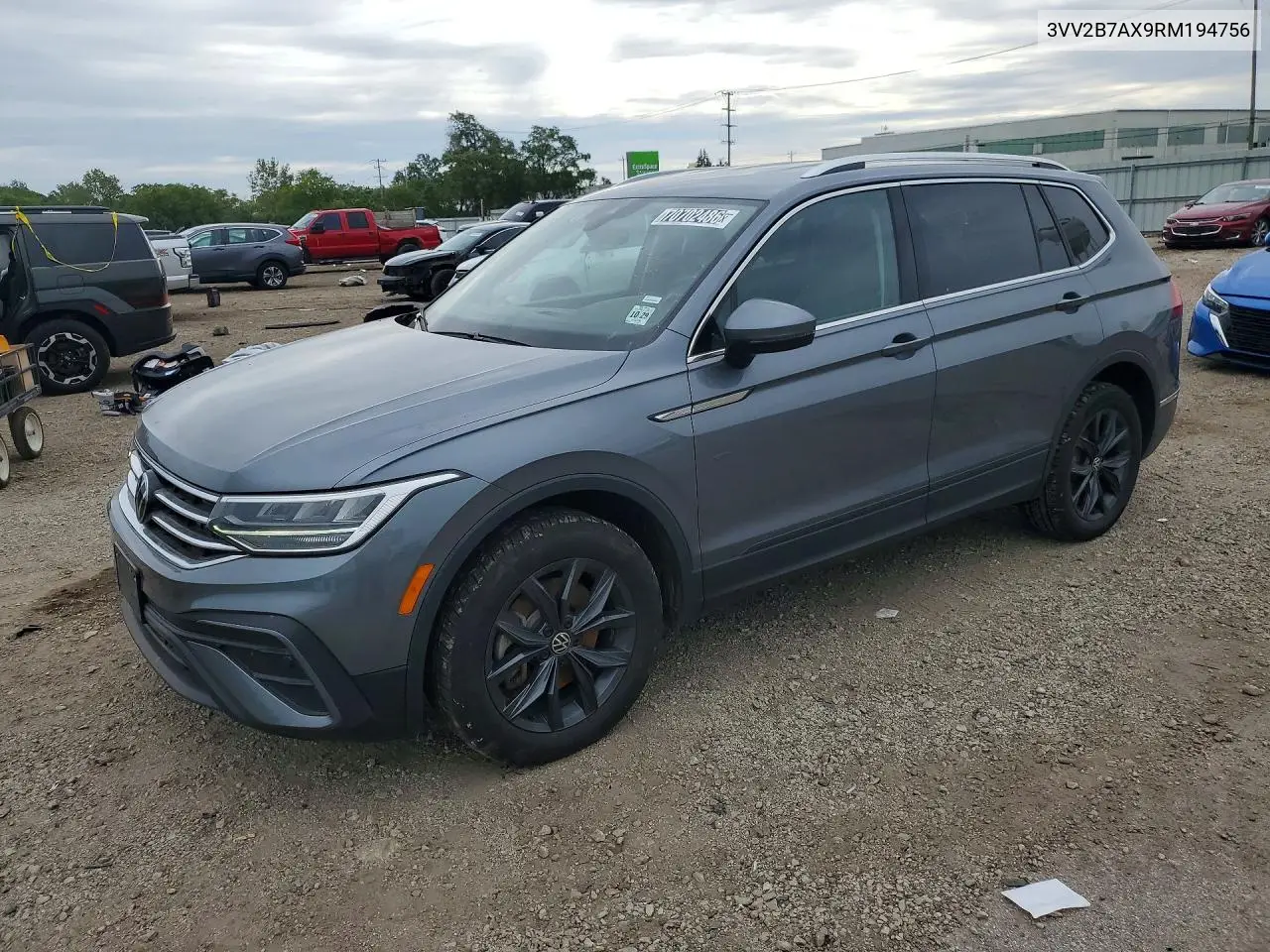 VOLKSWAGEN TIGUAN 2024, VIN 3VV2B7AX9RM194756