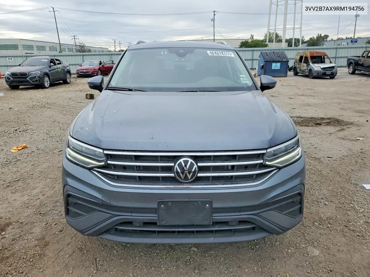 2024 VOLKSWAGEN TIGUAN VIN 3VV2B7AX9RM194756 — фото 5