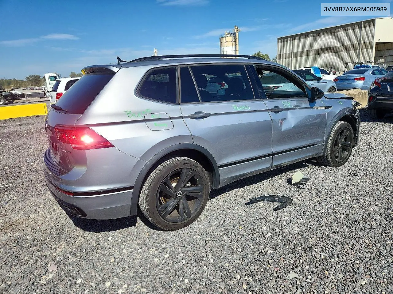 2024 VOLKSWAGEN TIGUAN VIN 3VV8B7AX6RM005989 — фото 3
