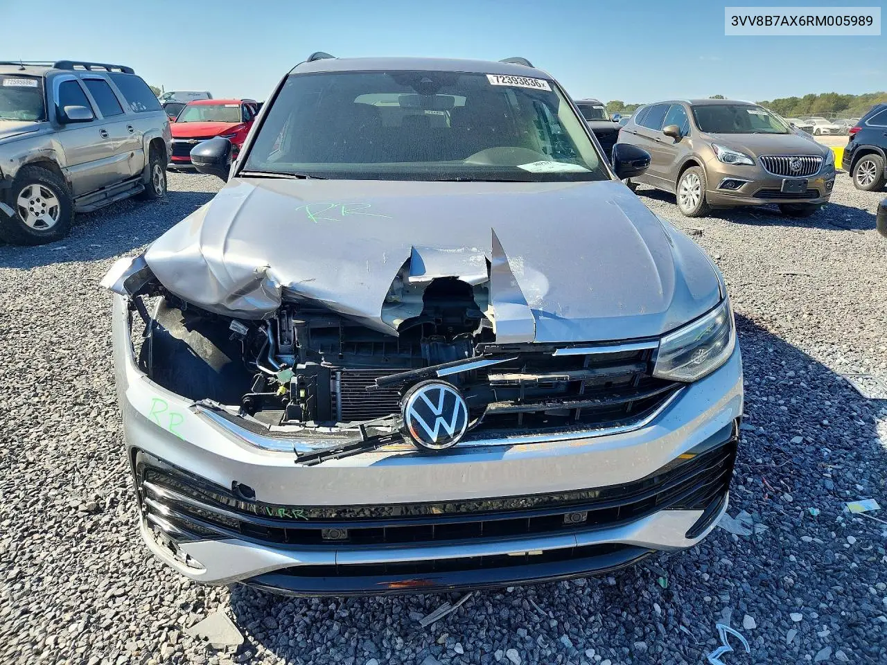 2024 VOLKSWAGEN TIGUAN VIN 3VV8B7AX6RM005989 — фото 5