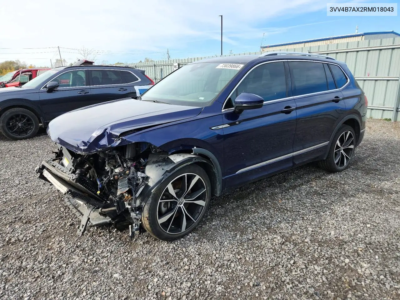 VOLKSWAGEN TIGUAN 2024, VIN 3VV4B7AX2RM018043
