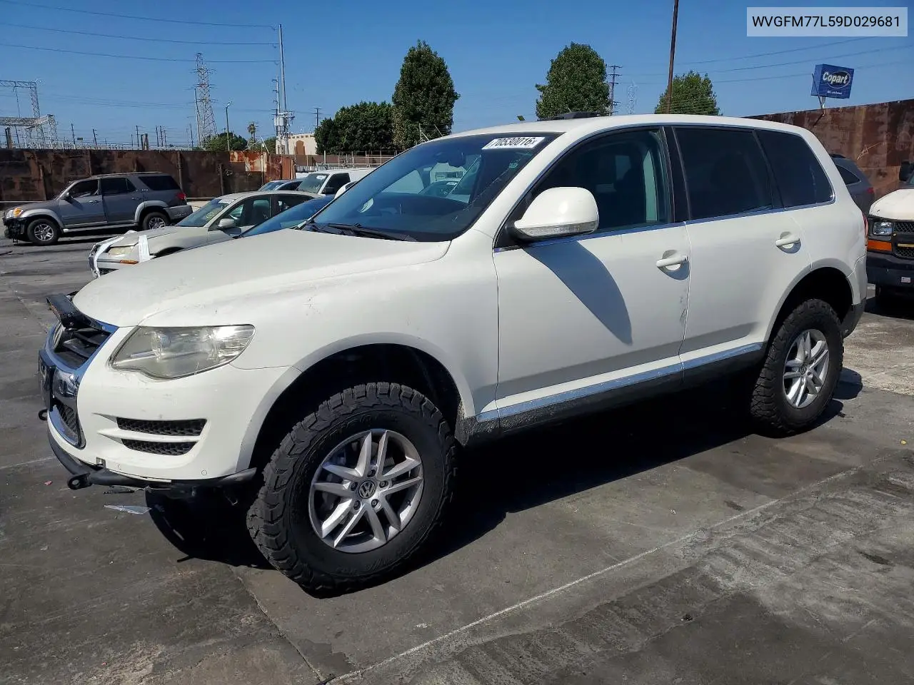 VOLKSWAGEN TOUAREG 2009, VIN WVGFM77L59D029681