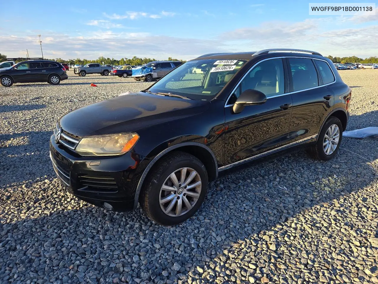VOLKSWAGEN TOUAREG 2011, VIN WVGFF9BP1BD001138