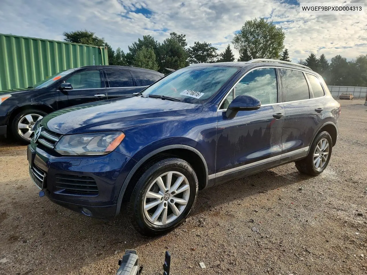 VOLKSWAGEN TOUAREG 2013, VIN WVGEF9BPXDD004313