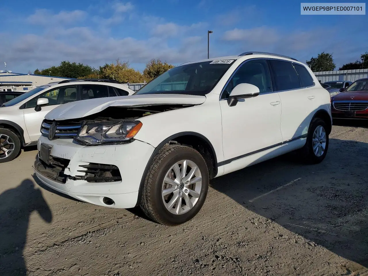 VOLKSWAGEN TOUAREG 2014, VIN WVGEP9BP1ED007101