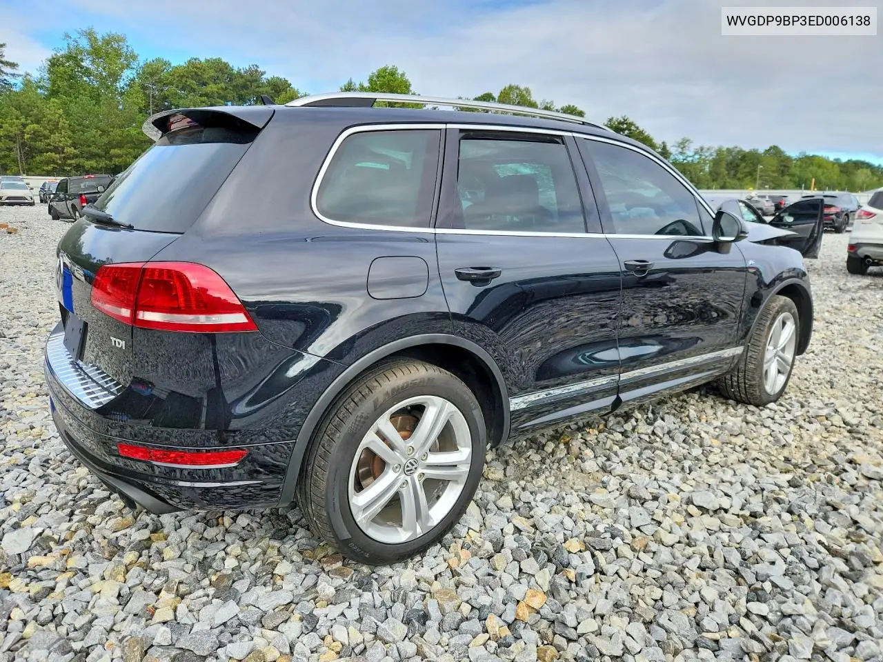 2014 VOLKSWAGEN TOUAREG VIN WVGDP9BP3ED006138 — фото 3
