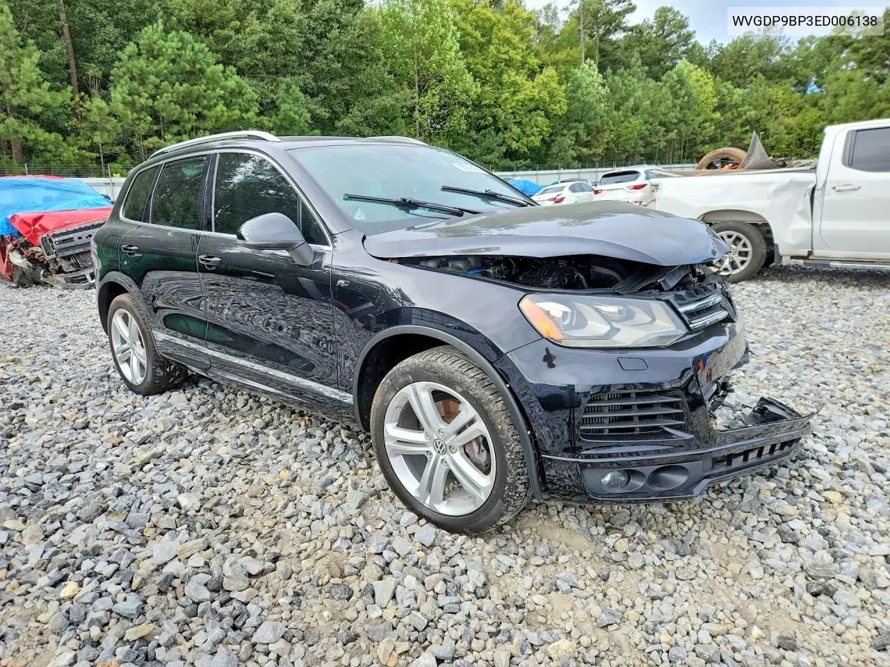 2014 VOLKSWAGEN TOUAREG VIN WVGDP9BP3ED006138 — фото 4