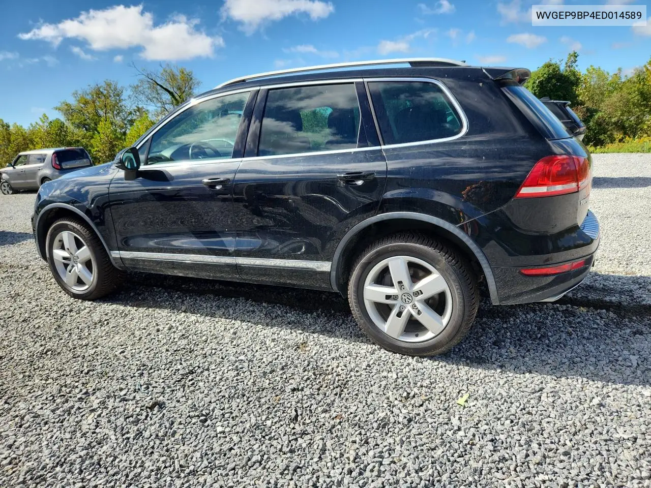 2014 VOLKSWAGEN TOUAREG VIN WVGEP9BP4ED014589 — фото 2