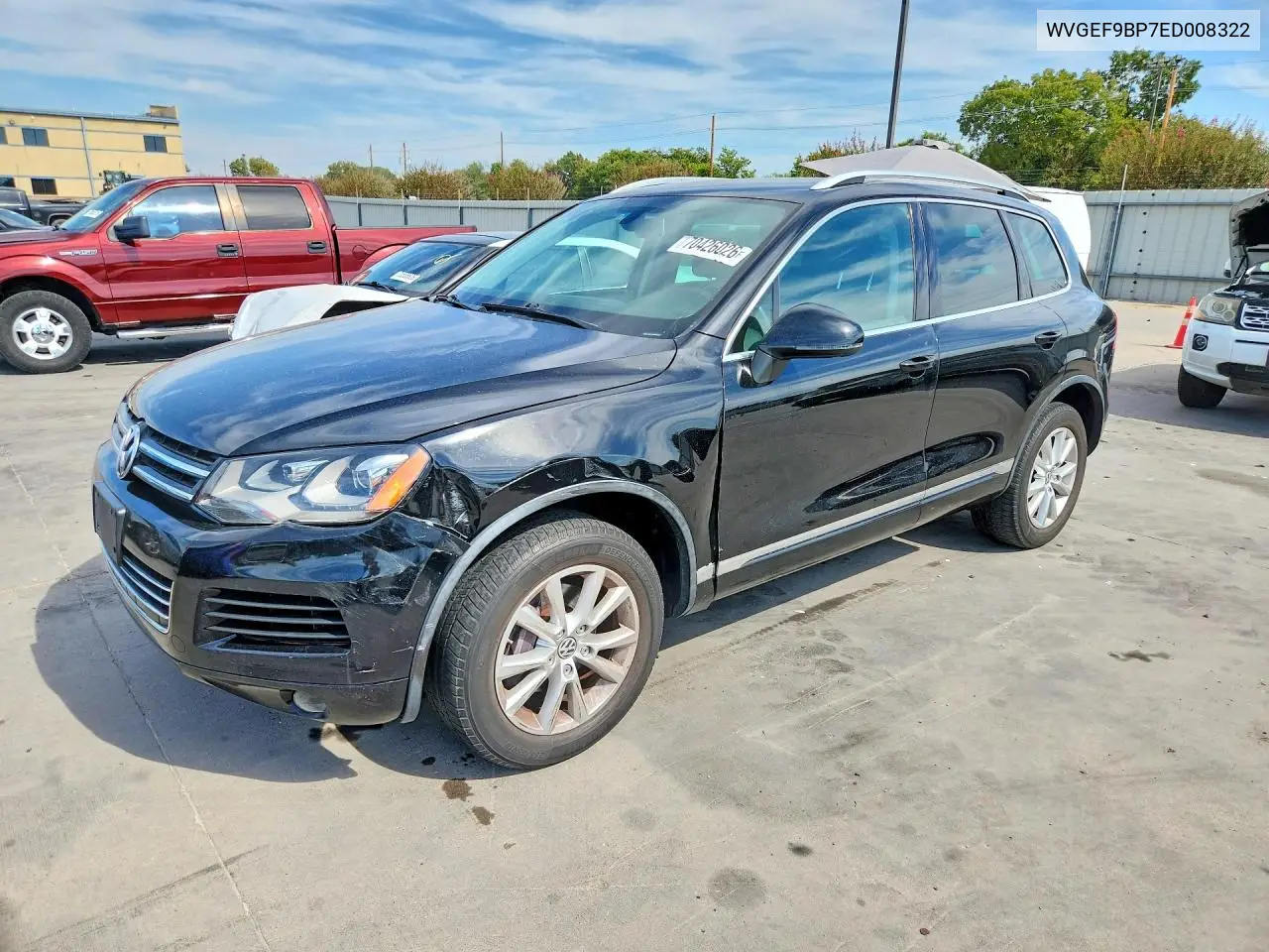 VOLKSWAGEN TOUAREG 2014, VIN WVGEF9BP7ED008322