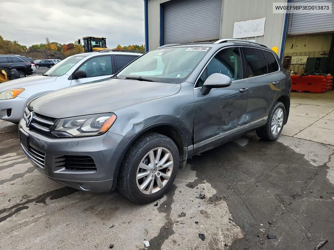VOLKSWAGEN TOUAREG 2014, VIN WVGEF9BP3ED013873