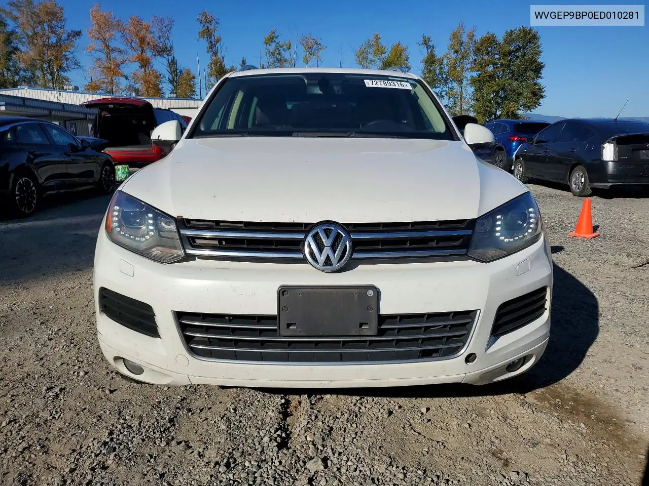2014 VOLKSWAGEN TOUAREG VIN WVGEP9BP0ED010281 — фото 5