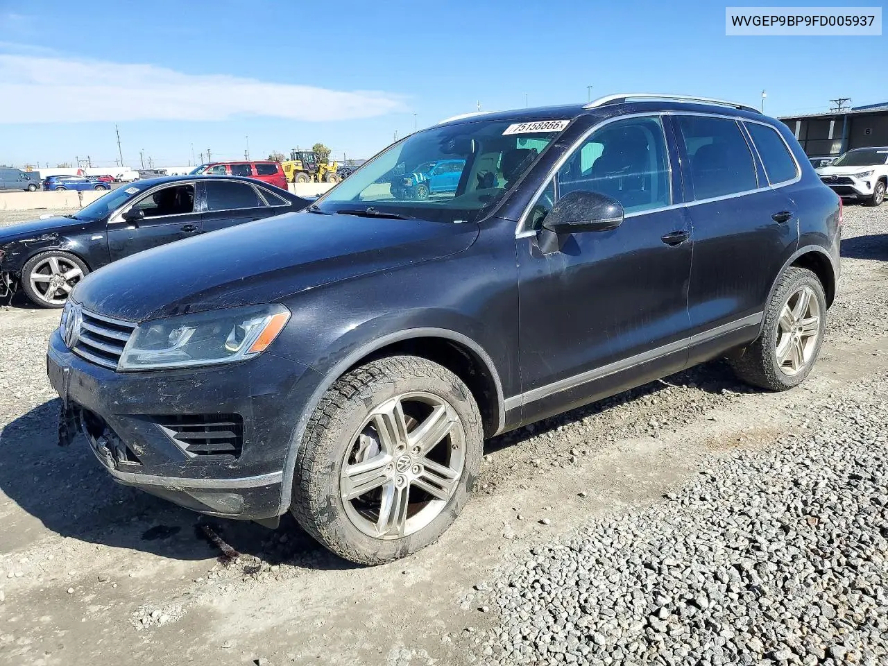 VOLKSWAGEN TOUAREG 2015, VIN WVGEP9BP9FD005937