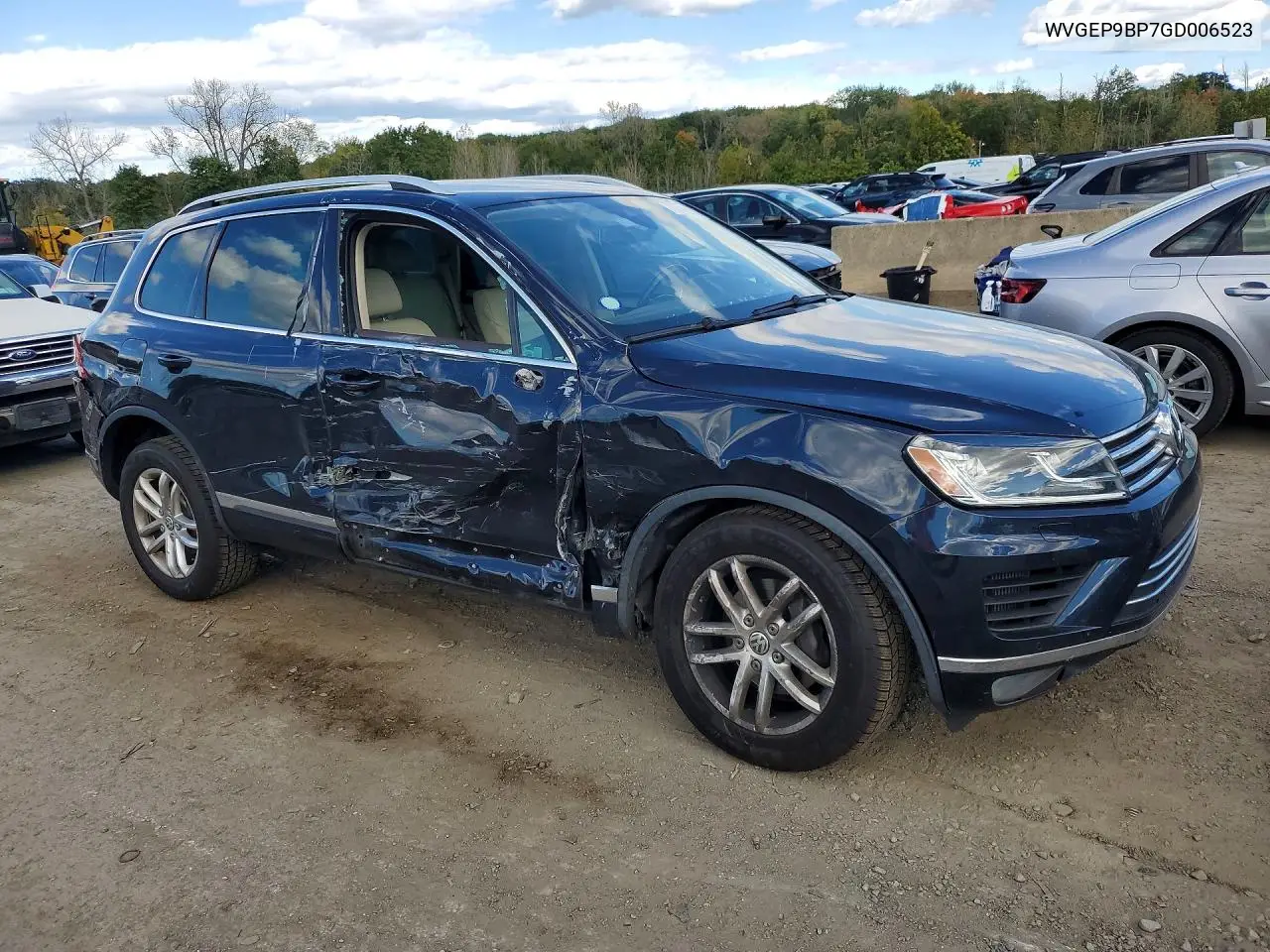 2016 VOLKSWAGEN TOUAREG VIN WVGEP9BP7GD006523 — фото 4