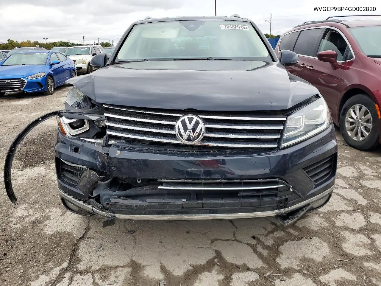 2016 VOLKSWAGEN TOUAREG VIN WVGEP9BP4GD002820 — фото 5