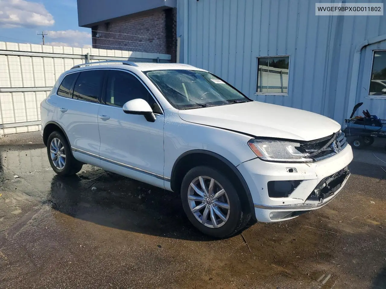 2016 VOLKSWAGEN TOUAREG VIN WVGEF9BPXGD011802 — фото 4