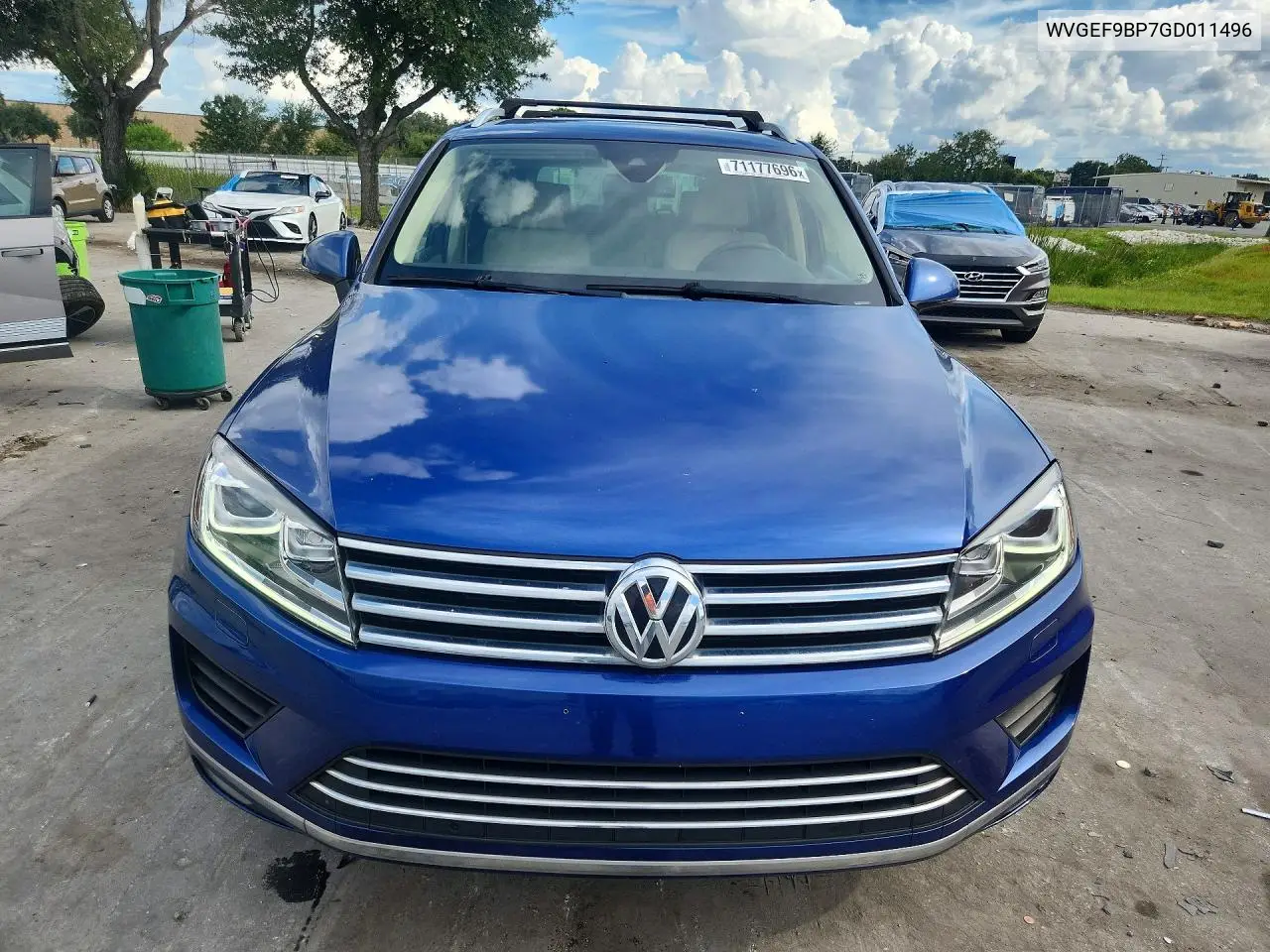 2016 VOLKSWAGEN TOUAREG VIN WVGEF9BP7GD011496 — фото 5