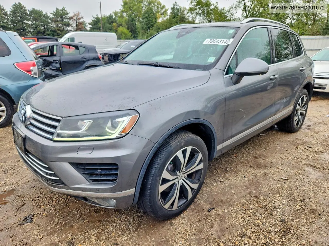 VOLKSWAGEN TOUAREG 2017, VIN WVGRF7BP5HD001072