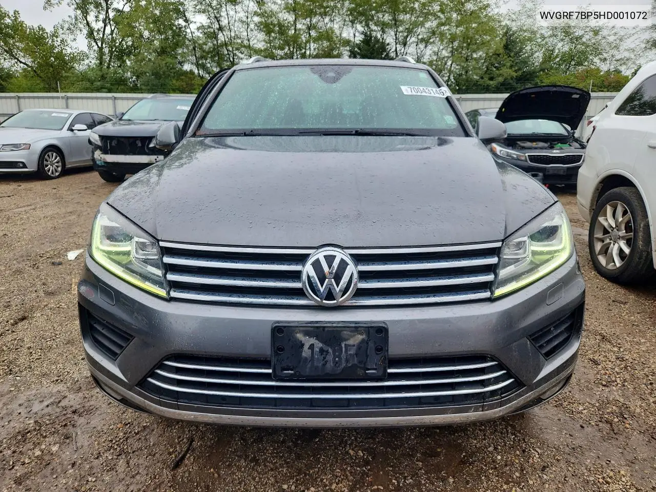 2017 VOLKSWAGEN TOUAREG VIN WVGRF7BP5HD001072 — фото 5