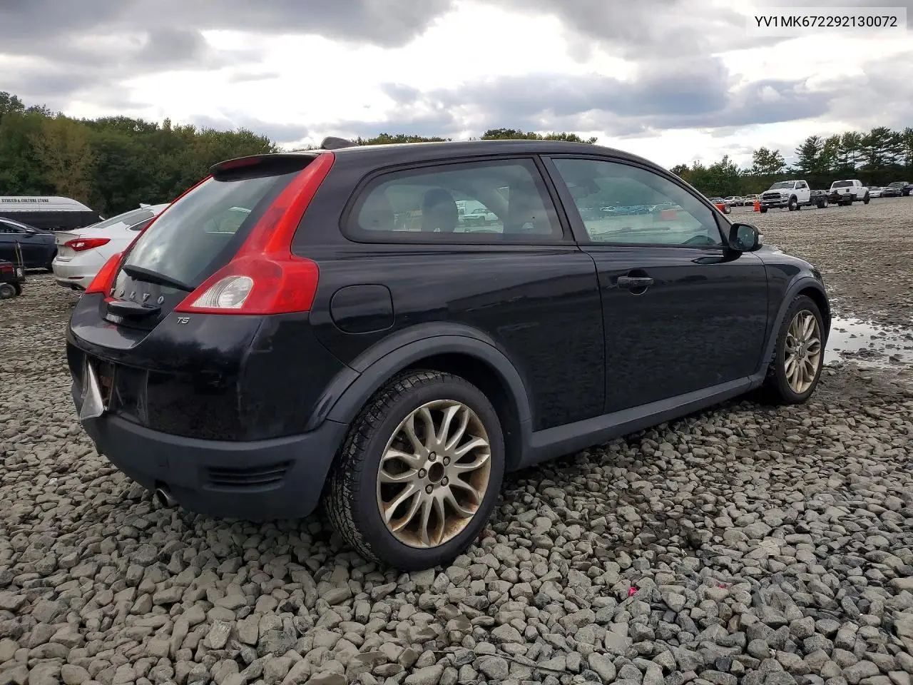 2009 VOLVO C30 VIN YV1MK672292130072 — фото 3