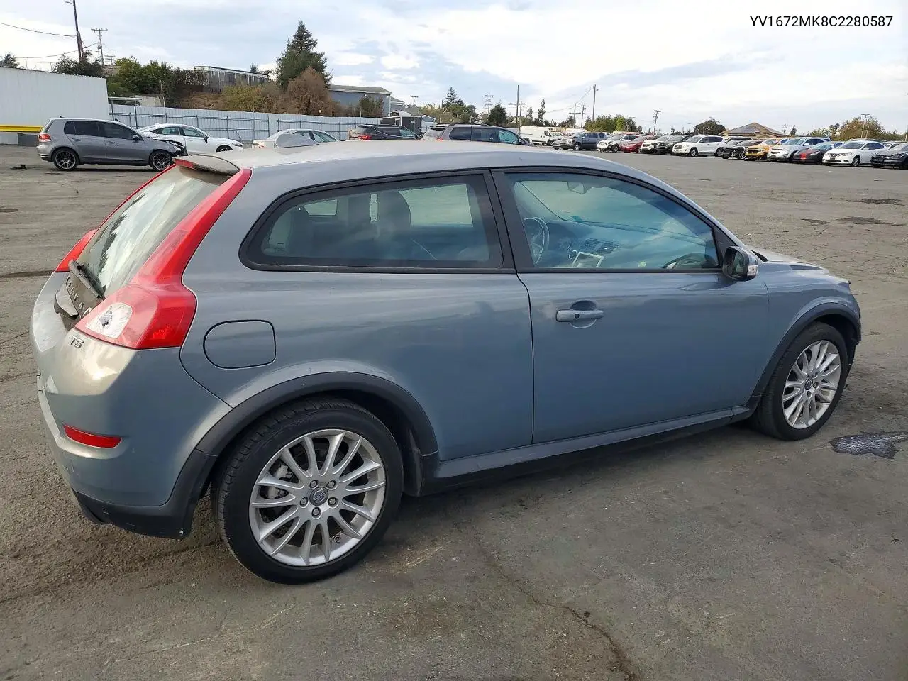 2012 VOLVO C30 VIN YV1672MK8C2280587 — фото 3