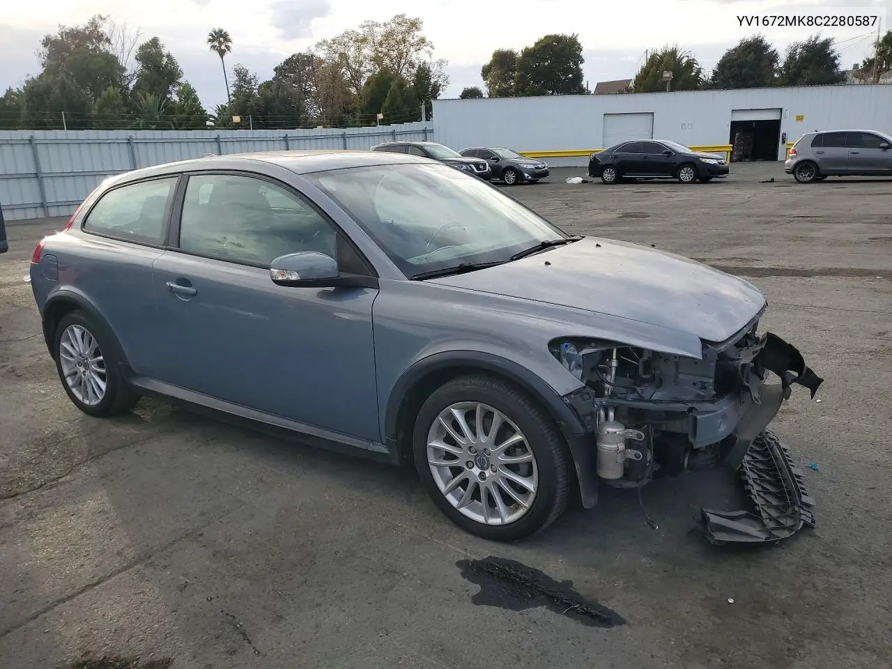 2012 VOLVO C30 VIN YV1672MK8C2280587 — фото 4