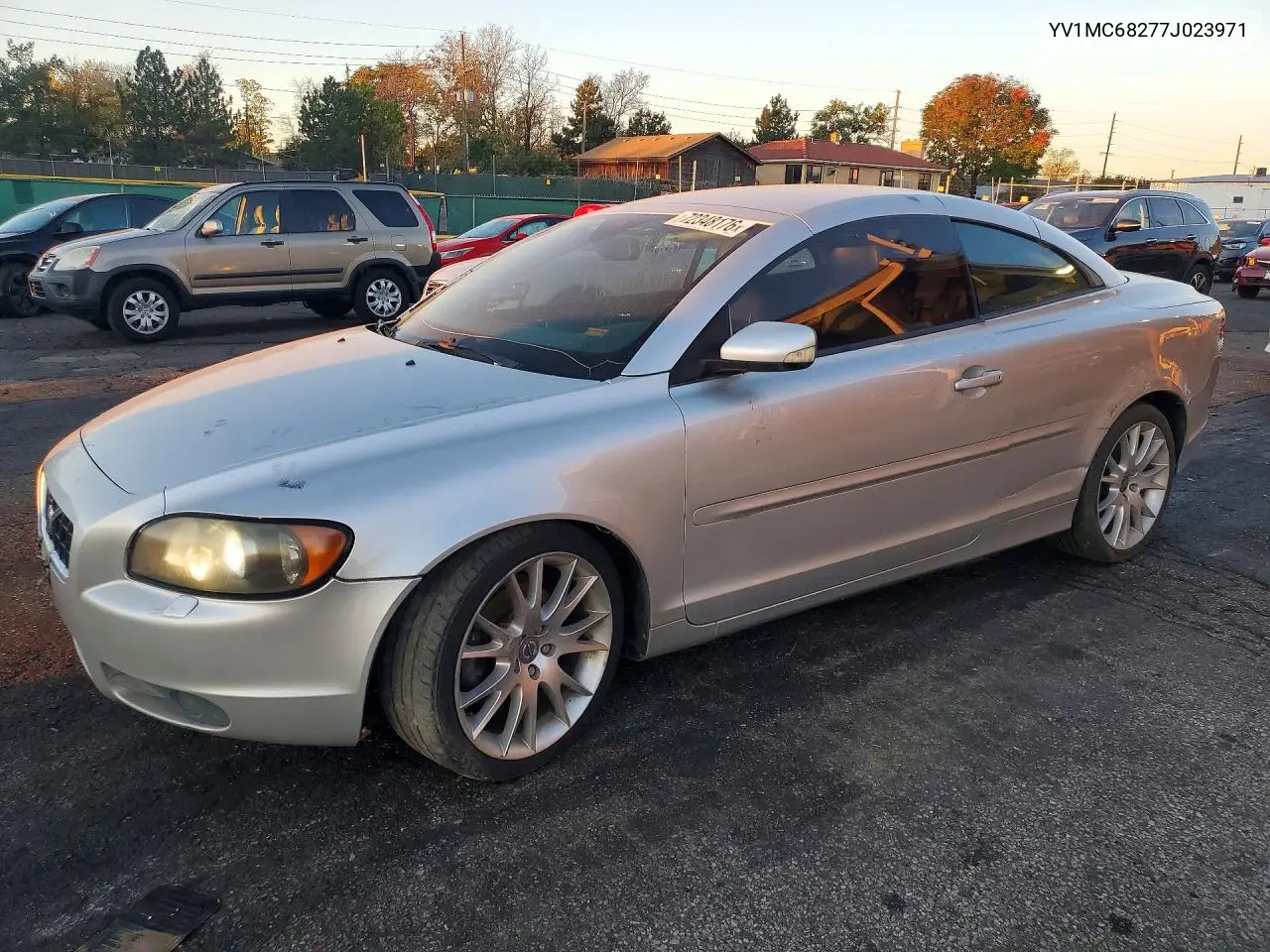 VOLVO C70 2007, VIN YV1MC68277J023971
