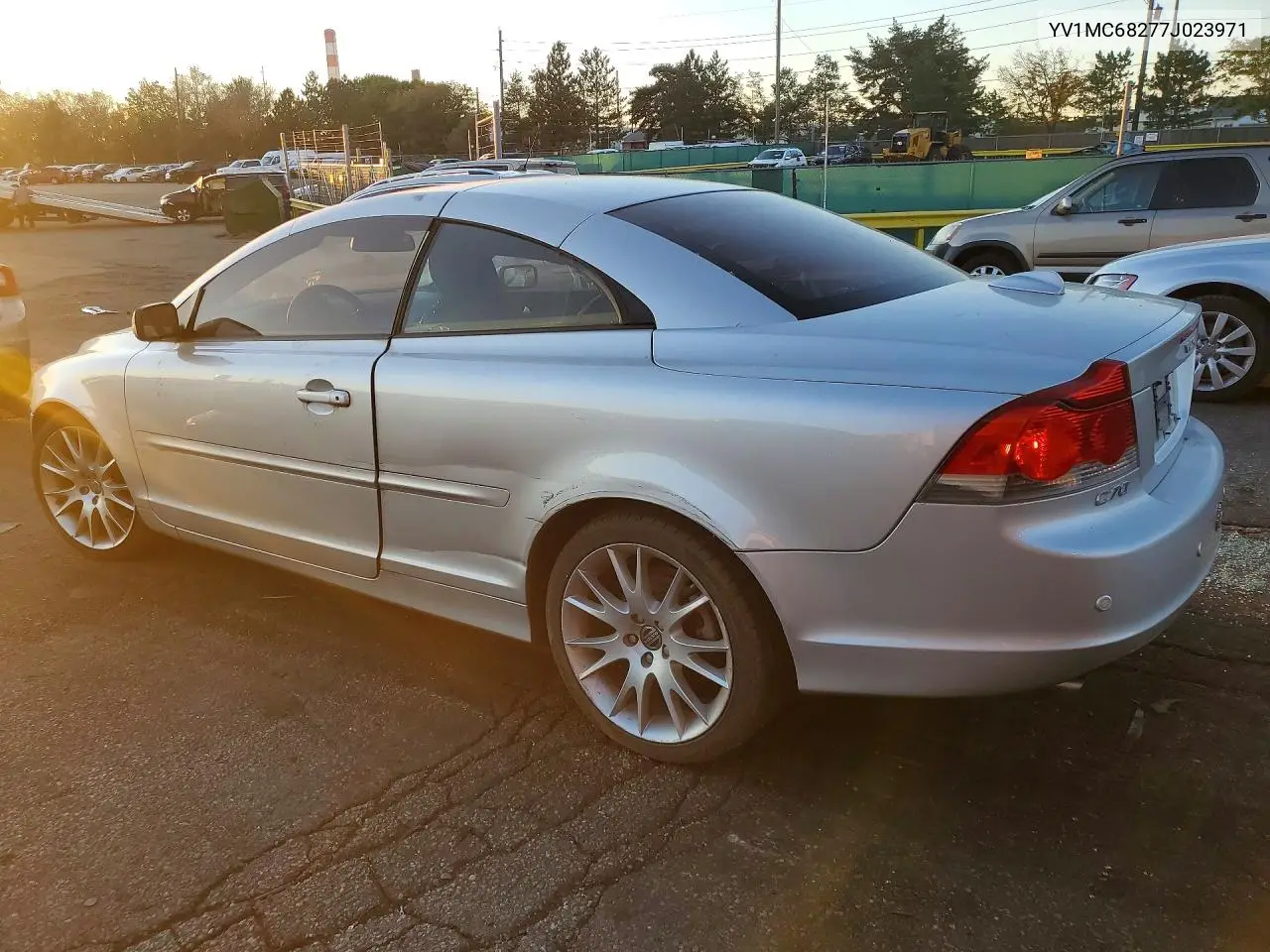 2007 VOLVO C70 VIN YV1MC68277J023971 — фото 2