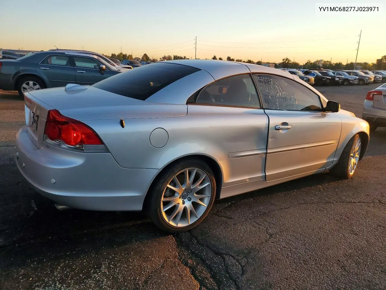 2007 VOLVO C70 VIN YV1MC68277J023971 — фото 3