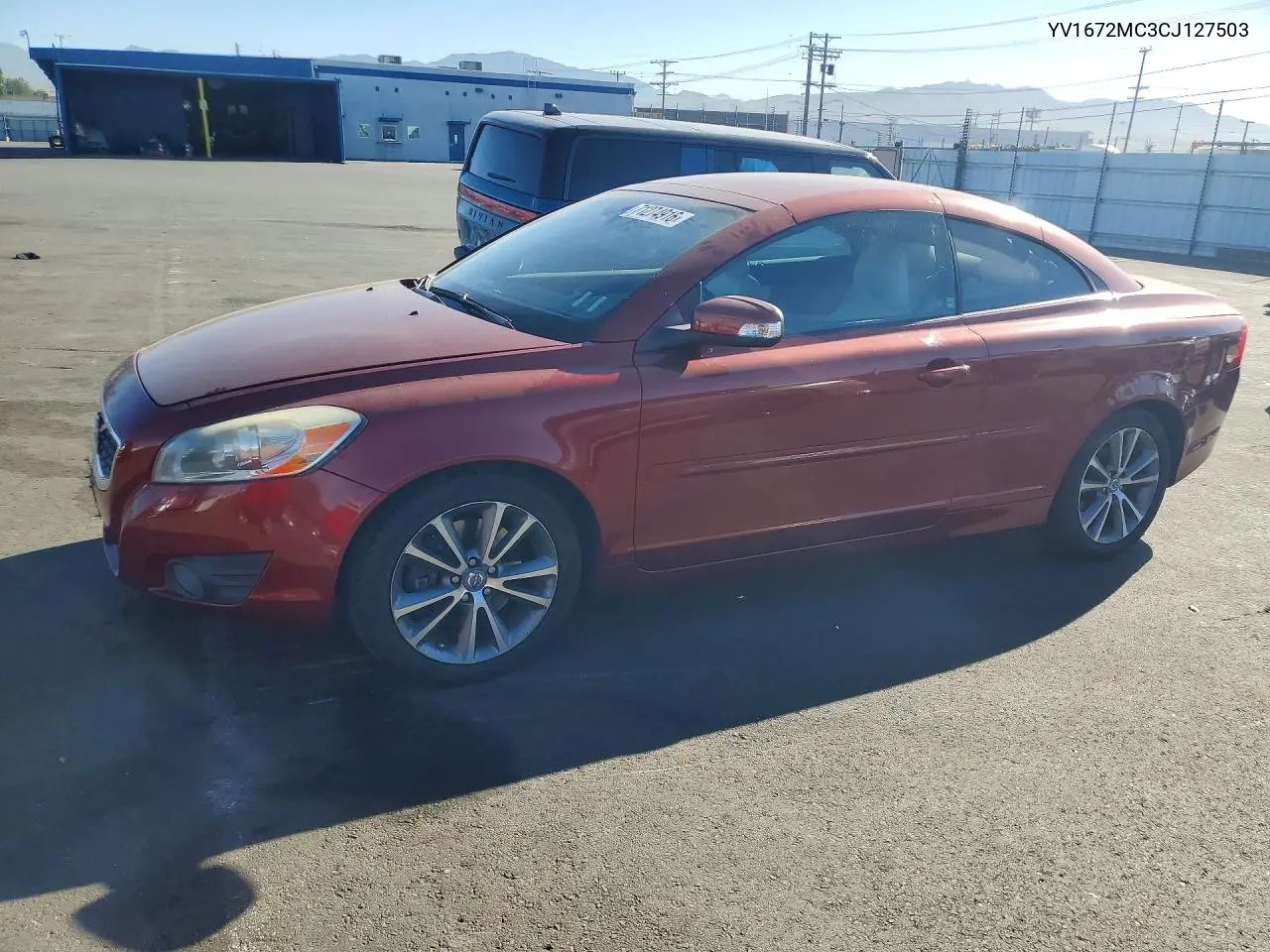2012 VOLVO C70 VIN YV1672MC3CJ127503 — фото 2
